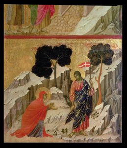 Maesta: Noli Me Tangere, 1308-11 de Duccio di Buoninsegna